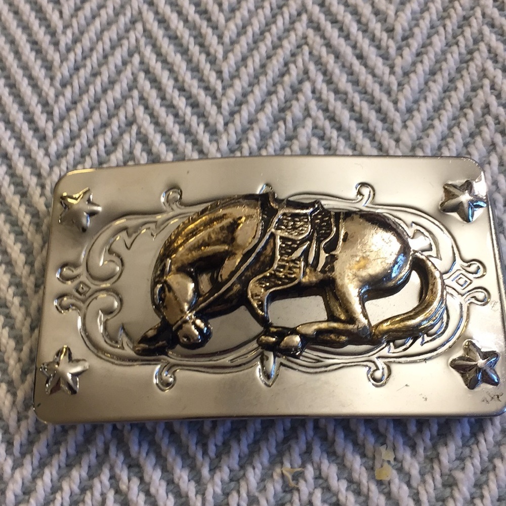 Vintage Western Horse  Belt Buckle,